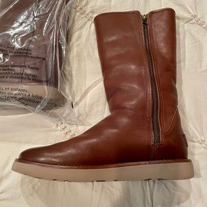 Leather UGG boots
